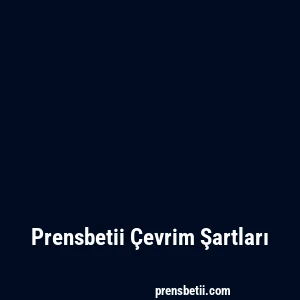 Prensbetii Çevrim Şartları